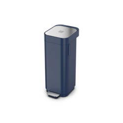 Balde do Lixo com Pedal 40L Azul - Porta