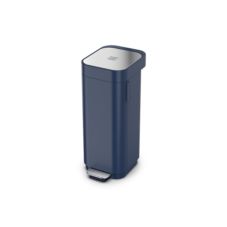 Balde do Lixo com Pedal 40L Azul - Porta