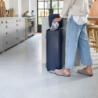 Balde do Lixo com Pedal 40L Azul - Porta