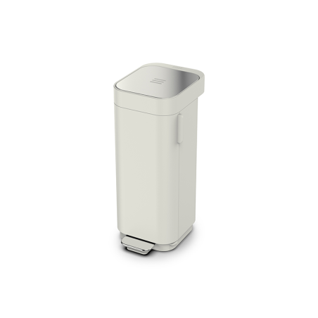 Balde do Lixo com Pedal 40L Cinza - Porta