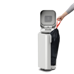 Easy-Empty Pedal Bin 40L Grey - Porta