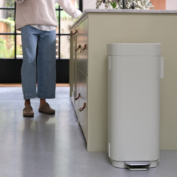 Easy-Empty Pedal Bin 40L Grey - Porta