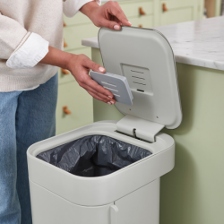 Easy-Empty Pedal Bin 40L Grey - Porta