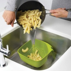 Square Colander Green