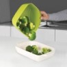 Square Colander Green