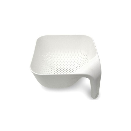 Square Colander White