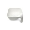 Square Colander White