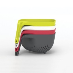 Square Colander White