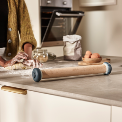 Adjustable Rolling Pin Blue - PrecisionPin