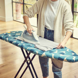 Cobertura para Tábua de Engomar 135cm Azul Mosaicos - Flexa