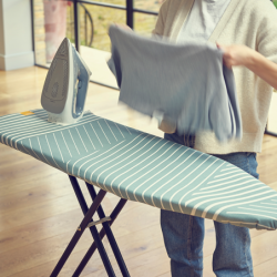 Cobertura para Tábua de Engomar 135cm Cinza Linear - Flexa