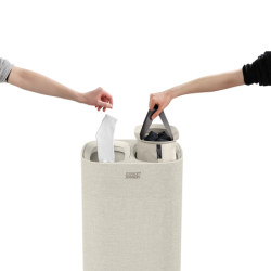 Easy-Empty Laundry Basket Ecru - Tota