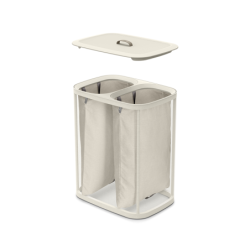 Easy-Empty Laundry Basket 90L Ecru - Tota