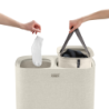 Easy-Empty Laundry Basket 90L Ecru - Tota
