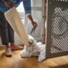 Easy-Empty Laundry Basket 90L Ecru - Tota