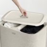 Easy-Empty Laundry Basket 90L Ecru - Tota
