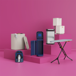 90L Laundry Separation Basket Ecru - Tota Trio