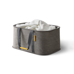 Collapsible 35L Laundry Basket Grey - Hold-All