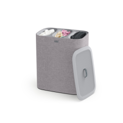 90L Laundry Separation Basket Grey - Tota Trio