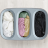 90L Laundry Separation Basket Grey - Tota Trio