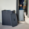 Cesto de Ropa Tripartido 90L Negro - Tota Trio