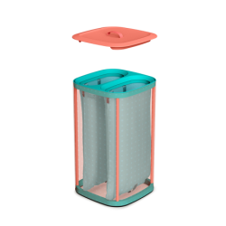 Cesto de Ropa 60L Coral - Tota Pop
