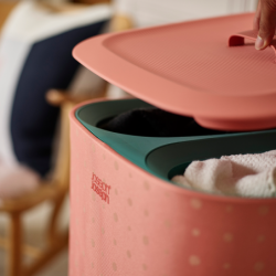 Cesto para Roupa 60L Coral - Tota Pop