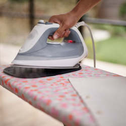 Easy-Store Ironing Board Peach - Glide Compact