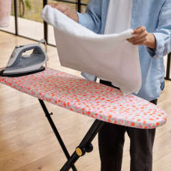 Easy-Store Ironing Board Peach - Glide Compact