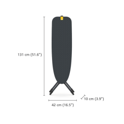 Easy-Store Ironing Board Black - Glide Compact