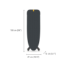 Easy-Store Ironing Board Black - Glide Max Plus