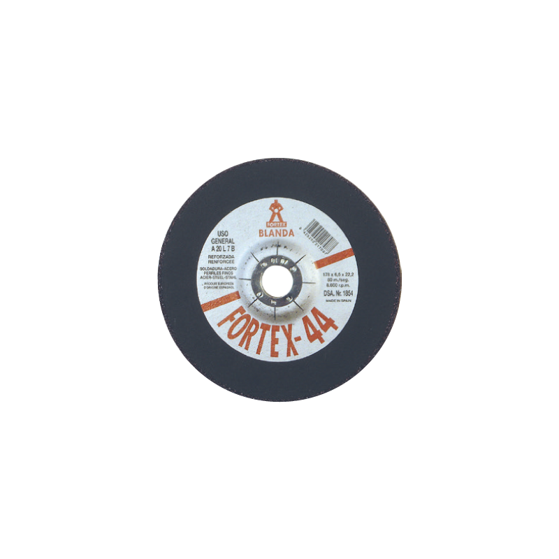 Disco de Desbaste Ferro e Aço para A24N7B 178 x 7 x 22 mm FORTEX Disco de Desbaste Ferro e Aço para A24N7B 178 x 7 x 22 mm FORTEX