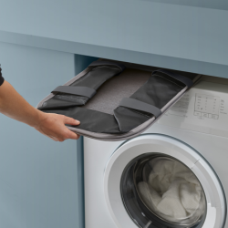 Juego 2 Cestas para Ropa Gris - Love Laundry