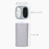 Juego 2 Cestas para Ropa Gris - Love Laundry
