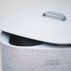 Juego 2 Cestas para Ropa Gris - Love Laundry