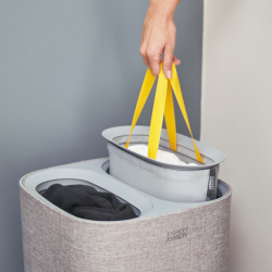 Juego 2 Cestas para Ropa Gris - Love Laundry