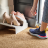 Space-saving Shoe Rack Ecru - Shoe-In