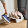Space-saving Shoe Rack Ecru - Shoe-In
