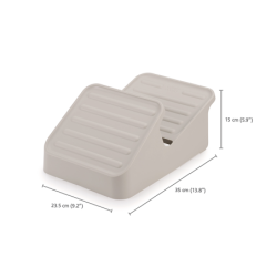 Rack de Armazenamento Compacto para Calçado Cru - Shoe-In