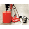 RIDGID Wet Drilling from Stand with Segmented Diamond Bits 1 1/4' UNC (F) 91 mm
