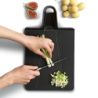 Regular Folding Chopping Board Black - Chop2Pot Plus