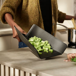 Regular Folding Chopping Board Black - Chop2Pot Plus
