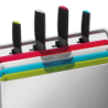 Juego 4 Tablas de Corte y 4 Cuchillos - Folio Icon Plus