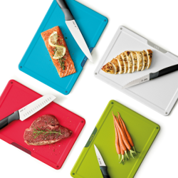 Conjunto de 4 Tábuas e 4 Facas - Folio Icon Plus