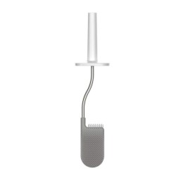 Escobilla para Inodoro con Compartimento - Flex Plus Gris