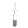 Escobilla para Inodoro con Compartimento - Flex Plus Gris