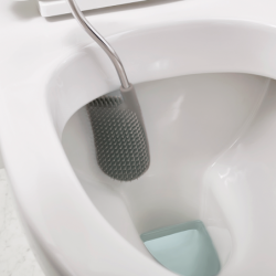 Set of 2 Toilet Brushes White/Light Grey - Flex Lite