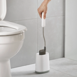 Set of 2 Toilet Brushes White/Light Grey - Flex Lite