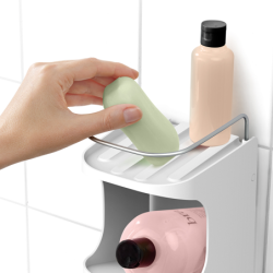 Prateleira de Duche Compacta com 4 Níveis - Capsule
