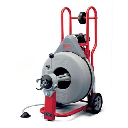 Máquina com Luvas de Limpeza de Esgotos de PVC, AUTOFEED, Conjunto de Ferramentas Standard 5⁄8' e Cabo C-100 RIDGID
